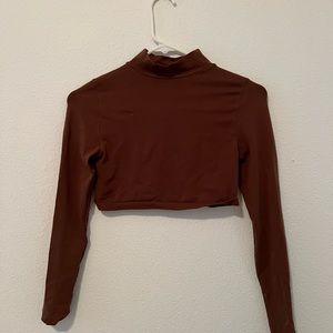 FP Super Crop Seamless Turtleneck